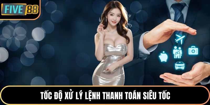 Tốc độ xử lý lệnh thanh toán siêu tốc